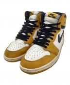 NIKEナイキ）の古着「Nike Air Jordan 1 Retro High OG "Yellow Ochre"」｜イエロー×ホワイト