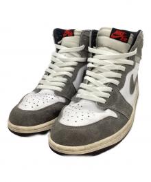 NIKE（ナイキ）の古着「Air Jordan 1 Retro High OG "Black and Smoke Grey"」｜グレー×ホワイト