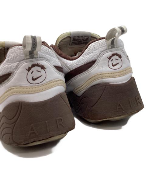 NIKE（ナイキ）NIKE (ナイキ) TRAVIS SCOTT (トラヴィススコット) NIKE　TRAVIS SCOTT　Zoom Field Jaxx　ローカットスニーカー ホワイト×ブラウン サイズ:27.5㎝の古着・服飾アイテム