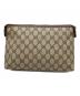GUCCI (グッチ) セカンドバッグ ブラウン サイズ:なし：12000円