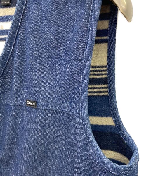 BRIXTON（ブリクストン）BRIXTON (ブリクストン) ベスト インディゴ サイズ:Ｓの古着・服飾アイテム