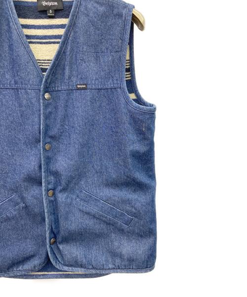 BRIXTON（ブリクストン）BRIXTON (ブリクストン) ベスト インディゴ サイズ:Ｓの古着・服飾アイテム