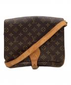 LOUIS VUITTONルイ ヴィトン）の古着「LOUIS VUITTON　モノグラム　カルトシエールMM ショルダーバッグ」｜ブラウン
