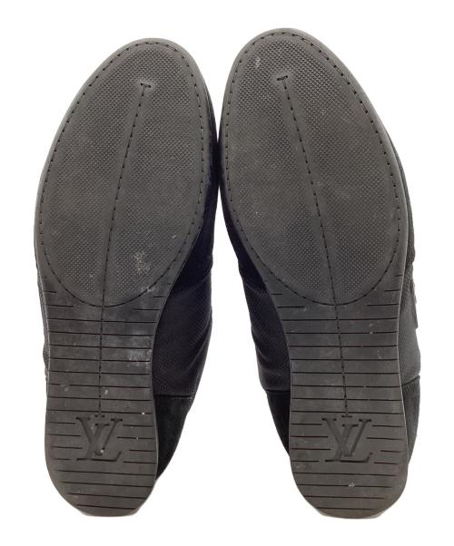LOUIS VUITTON（ルイ ヴィトン）LOUIS VUITTON (ルイ ヴィトン) LOUIS VUITTON　Big Logo Suede Mesh Sneaker ブラック サイズ:7　1/2の古着・服飾アイテム
