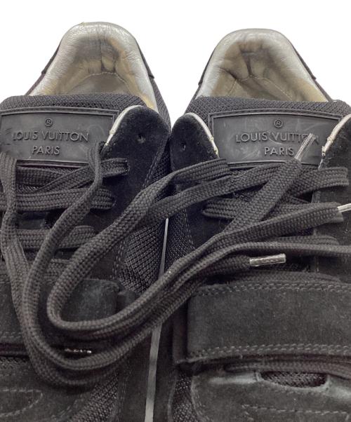 LOUIS VUITTON（ルイ ヴィトン）LOUIS VUITTON (ルイ ヴィトン) LOUIS VUITTON　Big Logo Suede Mesh Sneaker ブラック サイズ:7　1/2の古着・服飾アイテム