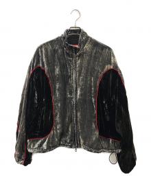 DIESEL（ディーゼル）の古着「ベロアジャケット」｜グレーブrカク