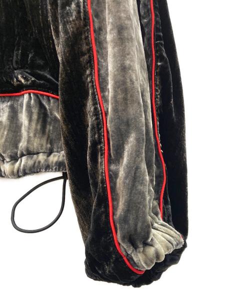 DIESEL（ディーゼル）DIESEL (ディーゼル) ベロアジャケット グレーブrカク サイズ:SIZE42の古着・服飾アイテム