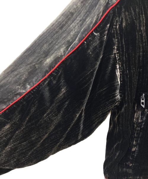 DIESEL（ディーゼル）DIESEL (ディーゼル) ベロアジャケット グレーブrカク サイズ:SIZE42の古着・服飾アイテム