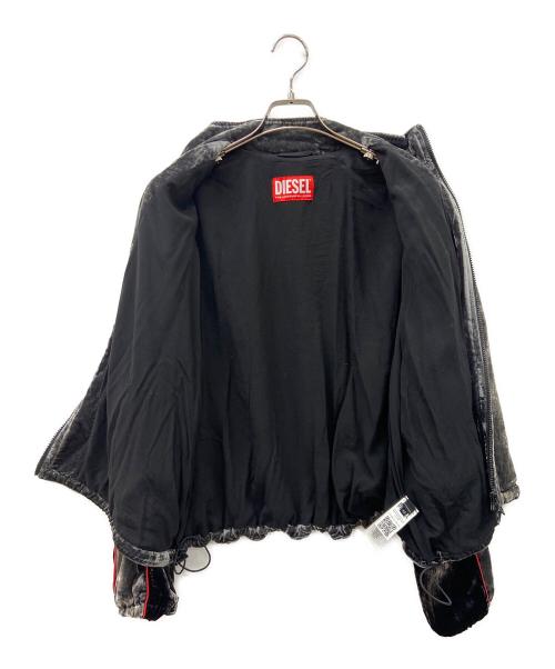 DIESEL（ディーゼル）DIESEL (ディーゼル) ベロアジャケット グレーブrカク サイズ:SIZE42の古着・服飾アイテム