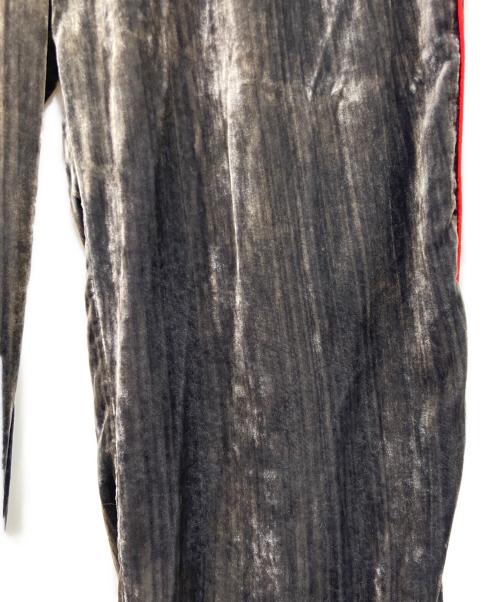 DIESEL（ディーゼル）DIESEL (ディーゼル) ベロアパンツ グレー×ブラック サイズ:40の古着・服飾アイテム
