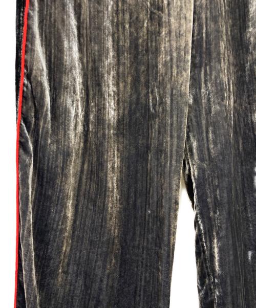 DIESEL（ディーゼル）DIESEL (ディーゼル) ベロアパンツ グレー×ブラック サイズ:40の古着・服飾アイテム