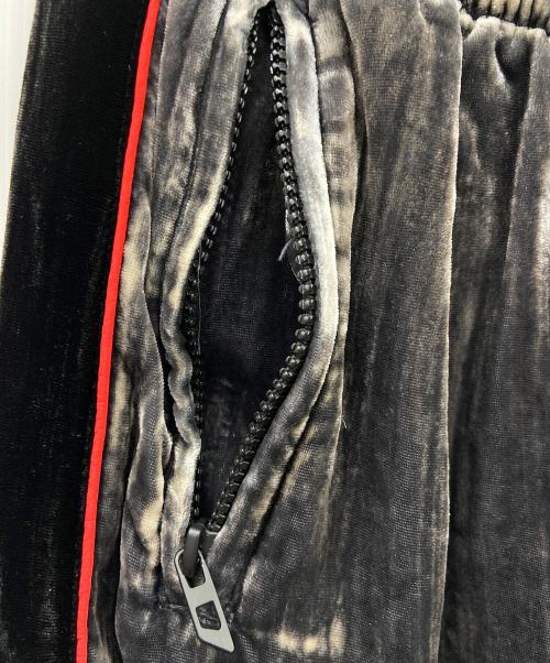 DIESEL（ディーゼル）DIESEL (ディーゼル) ベロアパンツ グレー×ブラック サイズ:40の古着・服飾アイテム