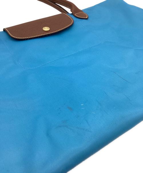 LONGCHAMP（ロンシャン）LONGCHAMP (ロンシャン) LONGCHAMP　ル・プリアージュ　トートバッグ ブルーの古着・服飾アイテム