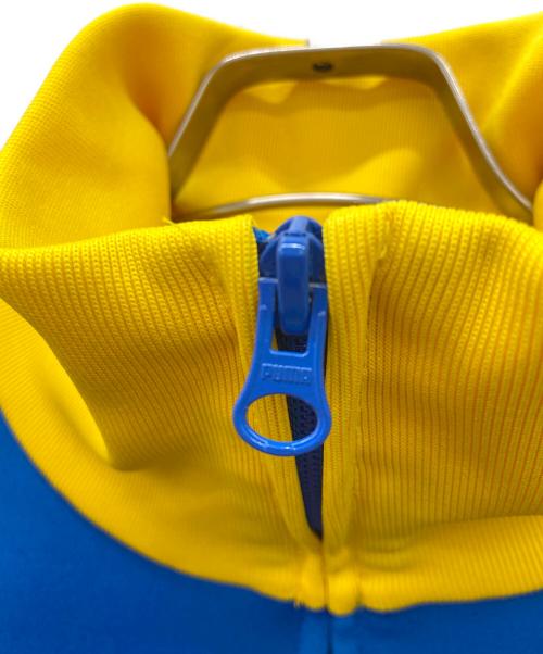 PUMA（プーマ）PUMA (プーマ) トラックジャケット ブルー×イエロー サイズ:Sの古着・服飾アイテム