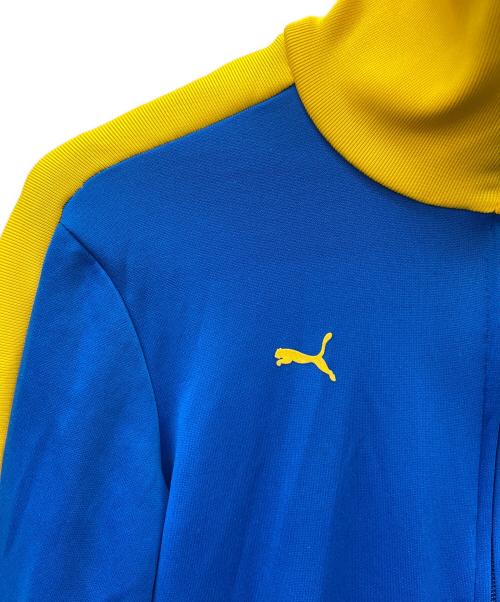 PUMA（プーマ）PUMA (プーマ) トラックジャケット ブルー×イエロー サイズ:Sの古着・服飾アイテム