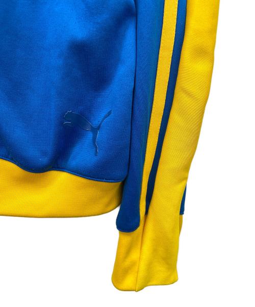 PUMA（プーマ）PUMA (プーマ) トラックジャケット ブルー×イエロー サイズ:Sの古着・服飾アイテム