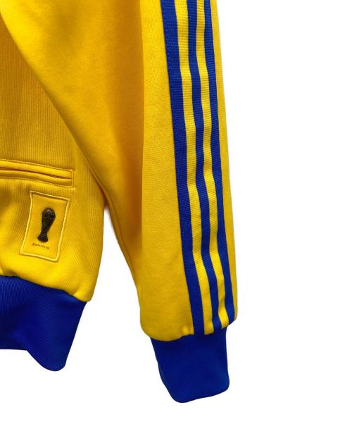 adidas（アディダス）adidas (アディダス) トラックジャケット イエロー×ブルー サイズ:Lの古着・服飾アイテム