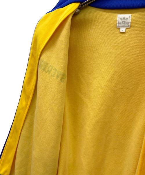 adidas（アディダス）adidas (アディダス) トラックジャケット イエロー×ブルー サイズ:Lの古着・服飾アイテム