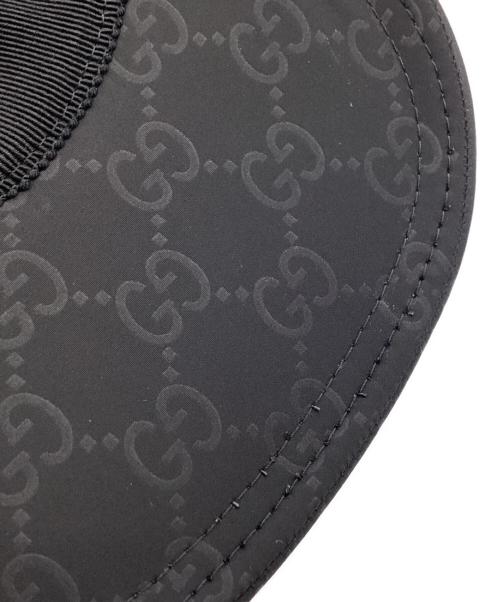 GUCCI（グッチ）GUCCI (グッチ) GUCCI　メッシュキャップ ブラックの古着・服飾アイテム