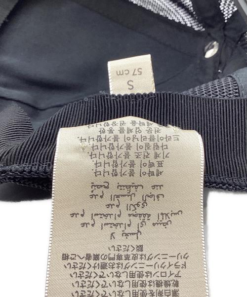 GUCCI（グッチ）GUCCI (グッチ) GUCCI　メッシュキャップ ブラックの古着・服飾アイテム