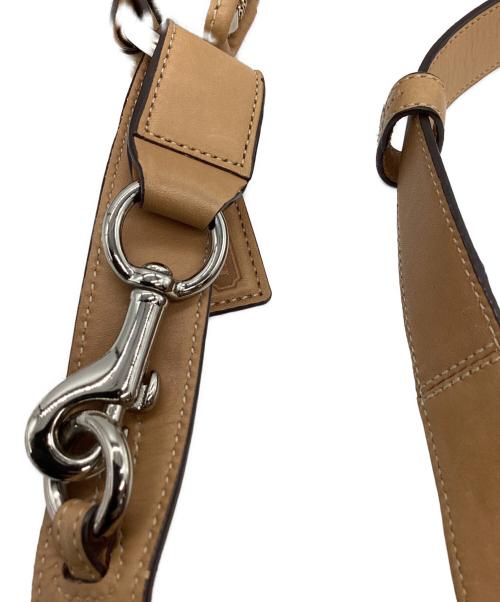 COACH（コーチ）COACH (コーチ) COACH　シグネチャー　ショルダーバッグ ベージュ×ブラウンの古着・服飾アイテム