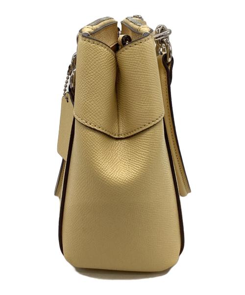 COACH（コーチ）COACH (コーチ) COACH　ハンドバッグ イエローの古着・服飾アイテム