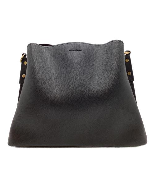 COACH（コーチ）COACH (コーチ) COACH　ウィロウ　2WAYバッグ ブラック×ゴールドの古着・服飾アイテム