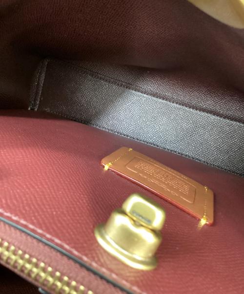 COACH（コーチ）COACH (コーチ) COACH　ウィロウ　2WAYバッグ ブラック×ゴールドの古着・服飾アイテム