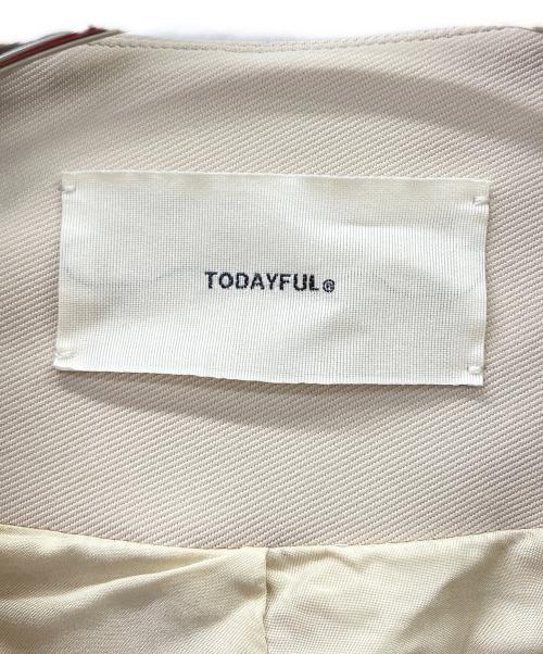 TODAYFUL（トゥデイフル）TODAYFUL (トゥデイフル) カラーレスツイルジャケット ベージュ サイズ:SIZE36の古着・服飾アイテム