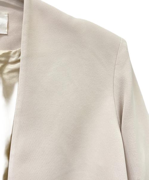 TODAYFUL（トゥデイフル）TODAYFUL (トゥデイフル) カラーレスツイルジャケット ベージュ サイズ:SIZE36の古着・服飾アイテム