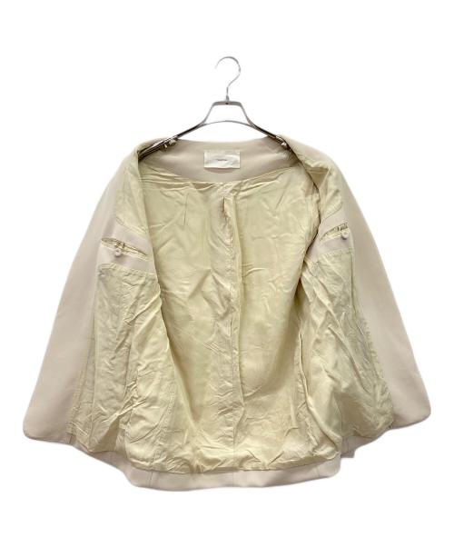 TODAYFUL（トゥデイフル）TODAYFUL (トゥデイフル) カラーレスツイルジャケット ベージュ サイズ:SIZE36の古着・服飾アイテム