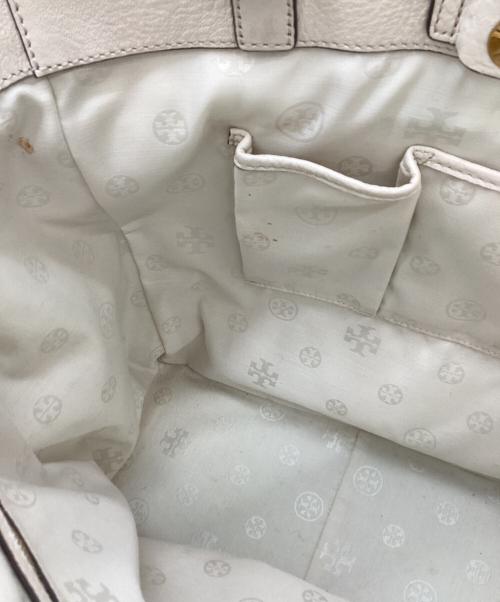 TORY BURCH（トリーバーチ）TORY BURCH (トリーバーチ) TORY BURCH　トートバッグ ホワイトの古着・服飾アイテム