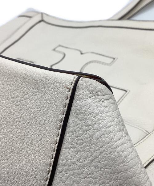 TORY BURCH（トリーバーチ）TORY BURCH (トリーバーチ) TORY BURCH　トートバッグ ホワイトの古着・服飾アイテム