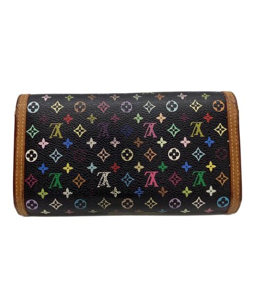LOUIS VUITTON（ルイ ヴィトン）LOUIS VUITTON (ルイ ヴィトン) LOUIS VUITTON  モノグラム・マルチカラー　長財布 ブラックの古着・服飾アイテム