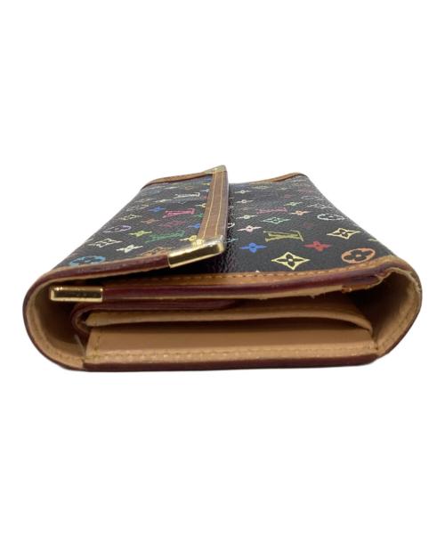 LOUIS VUITTON（ルイ ヴィトン）LOUIS VUITTON (ルイ ヴィトン) LOUIS VUITTON  モノグラム・マルチカラー　長財布 ブラックの古着・服飾アイテム