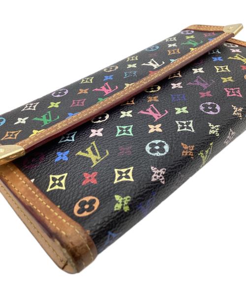 LOUIS VUITTON（ルイ ヴィトン）LOUIS VUITTON (ルイ ヴィトン) LOUIS VUITTON  モノグラム・マルチカラー　長財布 ブラックの古着・服飾アイテム