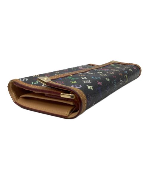 LOUIS VUITTON（ルイ ヴィトン）LOUIS VUITTON (ルイ ヴィトン) LOUIS VUITTON  モノグラム・マルチカラー　長財布 ブラックの古着・服飾アイテム