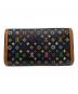LOUIS VUITTON (ルイ ヴィトン) LOUIS VUITTON  モノグラム・マルチカラー　長財布 ブラック：16000円
