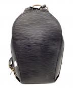 LOUIS VUITTONルイ ヴィトン）の古着「LOUIS VUITTON　エピ　マビヨン　リュック」｜ブラック
