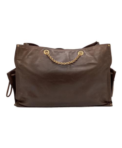 LOEWE（ロエベ）LOEWE (ロエベ) LOEWE　ショッパートートバッグ ブラウンの古着・服飾アイテム