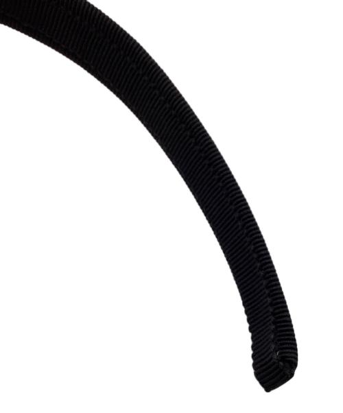 Salvatore Ferragamo（サルヴァトーレ フェラガモ）Salvatore Ferragamo (サルヴァトーレ フェラガモ) Salvatore Ferragamo　カチューシャ ブラック×シルバーの古着・服飾アイテム