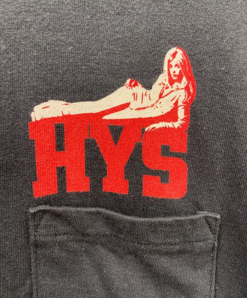 Hysteric Glamour（ヒステリックグラマー）Hysteric Glamour (ヒステリックグラマー) 半袖カットソー ブラック サイズ:Lの古着・服飾アイテム