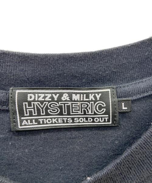 Hysteric Glamour（ヒステリックグラマー）Hysteric Glamour (ヒステリックグラマー) 半袖カットソー ブラック サイズ:Lの古着・服飾アイテム