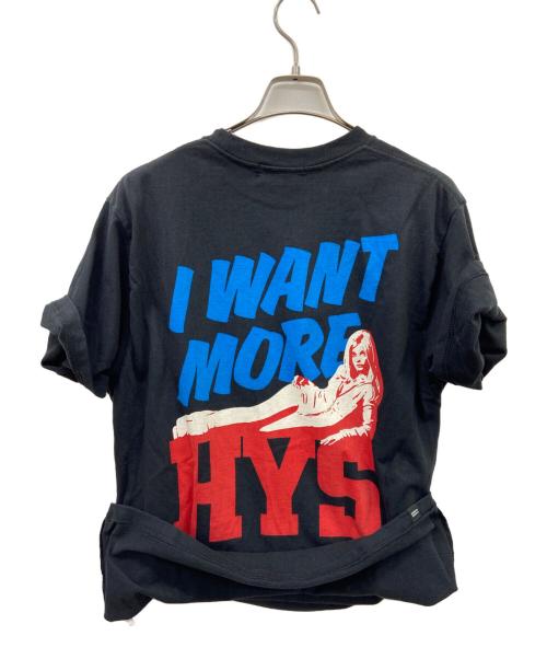 Hysteric Glamour（ヒステリックグラマー）Hysteric Glamour (ヒステリックグラマー) 半袖カットソー ブラック サイズ:Lの古着・服飾アイテム