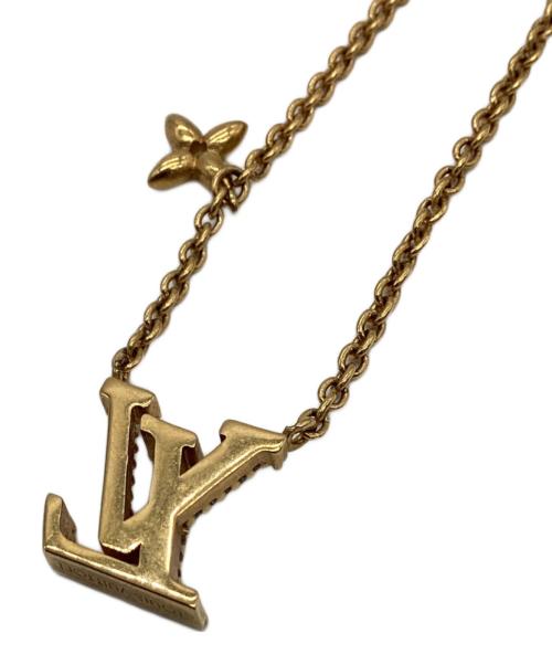 LOUIS VUITTON（ルイ ヴィトン）LOUIS VUITTON (ルイ ヴィトン) LOUIS VUITTON　ネックレス・LV アイコニック ゴールドカラーの古着・服飾アイテム