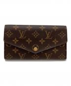 LOUIS VUITTONルイ ヴィトン）の古着「LOUIS VUITTON　モノグラム　ポルトフォイユ・サラ　長財布」｜ブラウン
