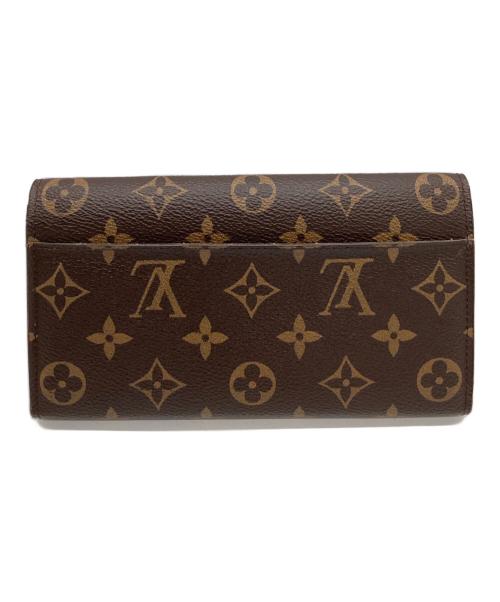 LOUIS VUITTON（ルイ ヴィトン）LOUIS VUITTON (ルイ ヴィトン) LOUIS VUITTON　モノグラム　ポルトフォイユ・サラ　長財布 ブラウンの古着・服飾アイテム