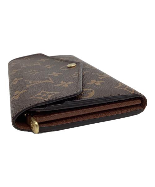 LOUIS VUITTON（ルイ ヴィトン）LOUIS VUITTON (ルイ ヴィトン) LOUIS VUITTON　モノグラム　ポルトフォイユ・サラ　長財布 ブラウンの古着・服飾アイテム