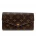 LOUIS VUITTON（ルイ ヴィトン）の古着「LOUIS VUITTON　モノグラム　ポルトフォイユ・サラ　長財布」｜ブラウン