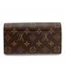 LOUIS VUITTON (ルイ ヴィトン) LOUIS VUITTON　モノグラム　ポルトフォイユ・サラ　長財布 ブラウン：12000円
